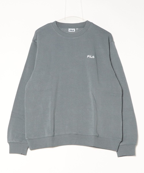 FILA（フィラ）の「ONE-POINT CREW NECK SHIRTS（スウェット・メンズ・グレー/ブルー/ブラック・M/L/LL）」の17枚目の写真