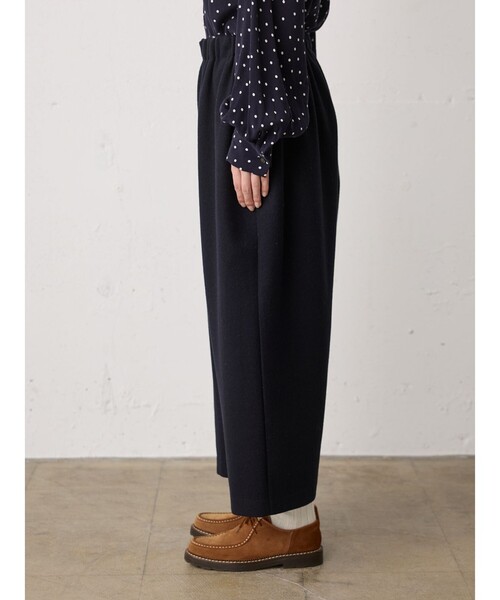 MidiUmi（ミディウミ）の「MidiUmi フランネルタッチイージーパンツ（その他パンツ・レディース・ネイビー/ライトグレー/グレー・FREE）」の13枚目の写真