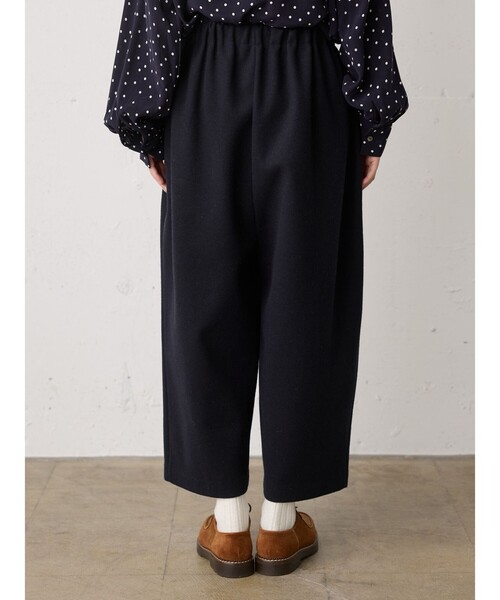 MidiUmi（ミディウミ）の「MidiUmi フランネルタッチイージーパンツ（その他パンツ・レディース・ネイビー/ライトグレー/グレー・FREE）」の14枚目の写真