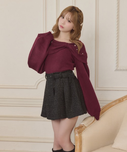 apres jour（アプレジュール）の「【８周年記念アイテム】アソートタックミニスカート【ZOZOTOWN限定】（スカート・レディース・オフホワイト/ブラック/ボルドー・フリー/X-LARGE）」の18枚目の写真