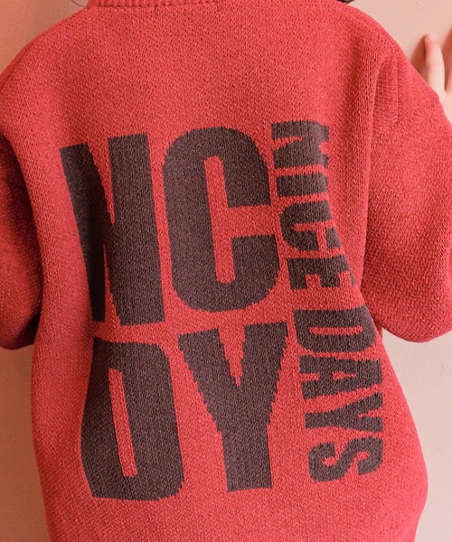 BAYFLOW（ベイフロー）の「[遊んで汚れても安心♪]洗える!HAPPYカラーニットプルオーバー25(KIDS)（ニット/セーター・キッズ・ネイビー/オレンジ/ピンク/レッド/ブルー・110cm/130cm/150cm）」の8枚目の写真