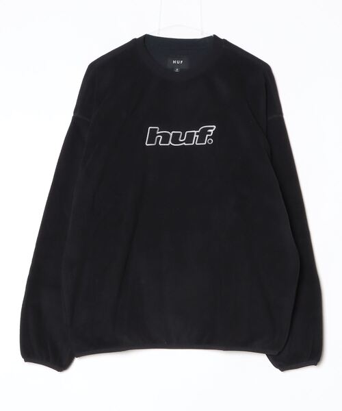 HUF(ハフ)の「HUF H DOT POLAR FLEECE CREWNECK ハフ ポーラーフリース ロゴ スウェット(スウェット・メンズ・スカイブルー/ブラック・SMALL/MEDIUM/LARGE/X-LARGE)」の11枚目の写真