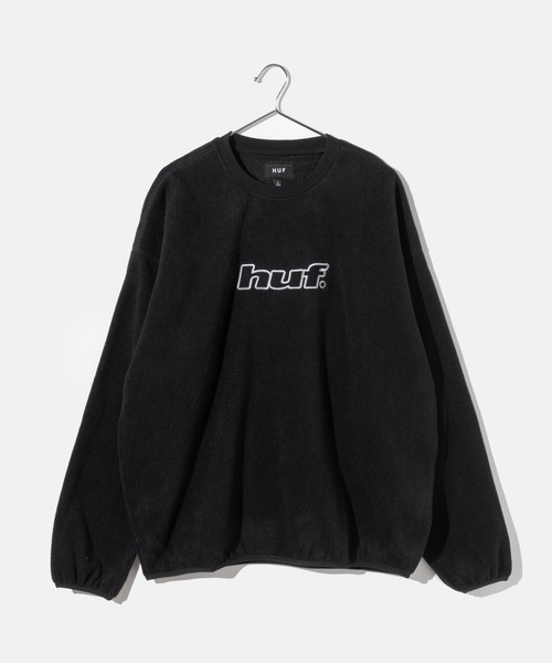 HUF(ハフ)の「HUF H DOT POLAR FLEECE CREWNECK ハフ ポーラーフリース ロゴ スウェット(スウェット・メンズ・スカイブルー/ブラック・SMALL/MEDIUM/LARGE/X-LARGE)」の17枚目の写真