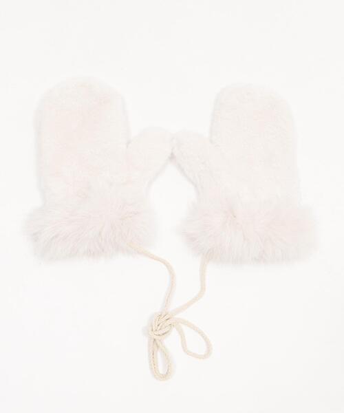 WEGO(ウィゴー)の「WEGO/ファーミトングローブ(手袋・レディース・ホワイト/ブラック・FREE)」の8枚目の写真