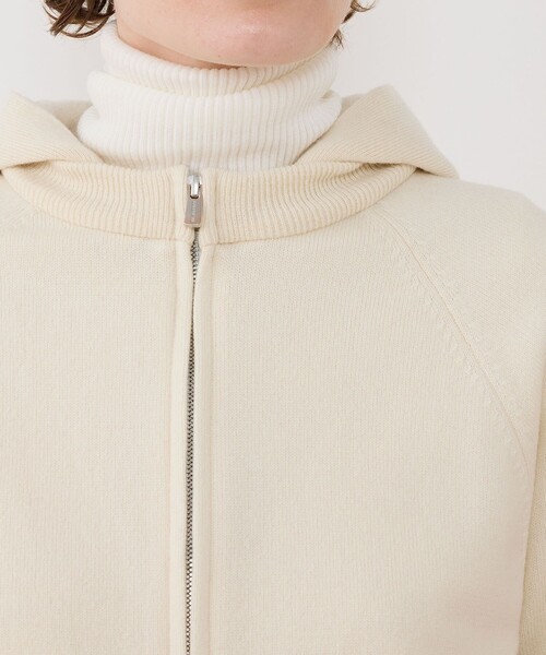 スエットニット ジップアップパーカ（パーカー）｜GALERIE VIE