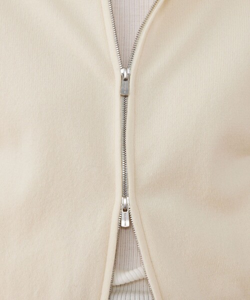 スエットニット ジップアップパーカ（パーカー）｜GALERIE VIE