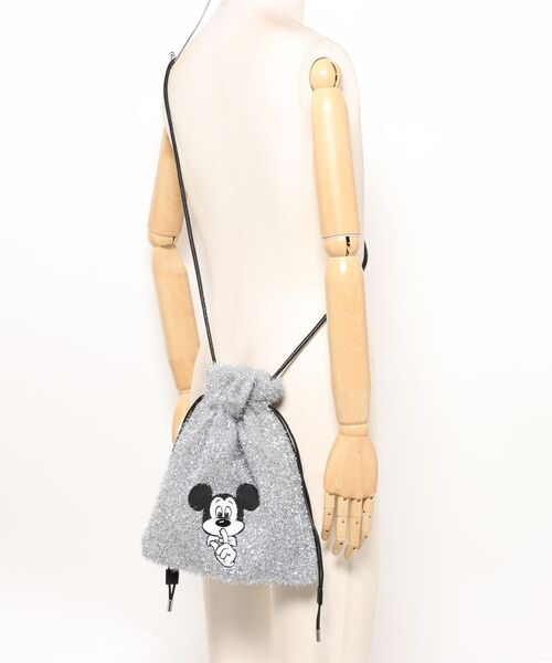 ottilie(オティーリエ)の「【 TO:RCH / トーチ 】Disney Collection Mickey ラメニットショルダーバッグ(ショルダーバッグ・レディース・ブラック/シルバー/オフホワイト・FREE)」の17枚目の写真