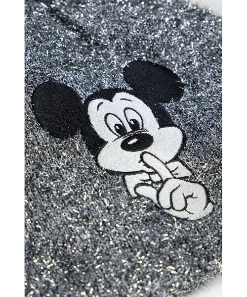 ottilie(オティーリエ)の「【 TO:RCH / トーチ 】Disney Collection Mickey ラメニットショルダーバッグ(ショルダーバッグ・レディース・ブラック/シルバー/オフホワイト・FREE)」の5枚目の写真