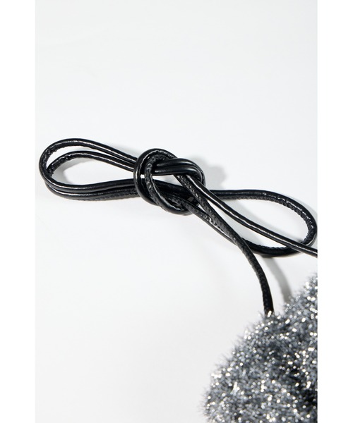 ottilie(オティーリエ)の「【 TO:RCH / トーチ 】Disney Collection Mickey ラメニットショルダーバッグ(ショルダーバッグ・レディース・ブラック/シルバー/オフホワイト・FREE)」の7枚目の写真