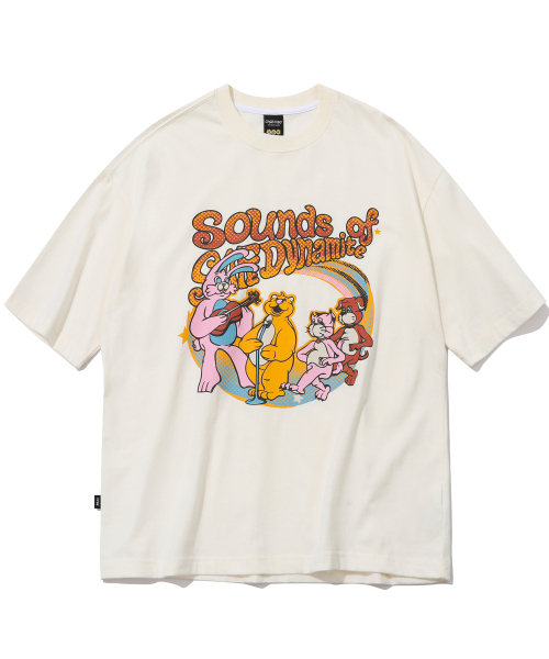 CPGN STUDIO(コンパーニョ)の「ホッピートリオ 半袖Tシャツクリーム(Tシャツ/カットソー・レディース・その他・MEDIUM/LARGE)」の2枚目の写真