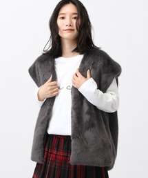 studio CLIP | 《natural by clip》エコファーベスト(その他アウター)