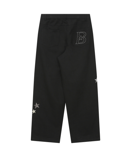 BAUF（バウフ）の「スターシンボルパンツ[ブラック]（スウェットパンツ・レディース・その他・LARGE/SMALL/MEDIUM）」の2枚目の写真