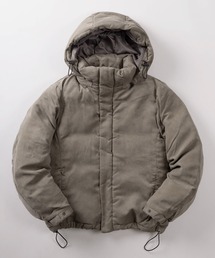 make a ray!（メイク ア レイ！）の「【71】2WAY ポリスウェード フードジャケット/中綿パーカー/フード脱着可能/ドローコード（ダウンジャケット/コート）」