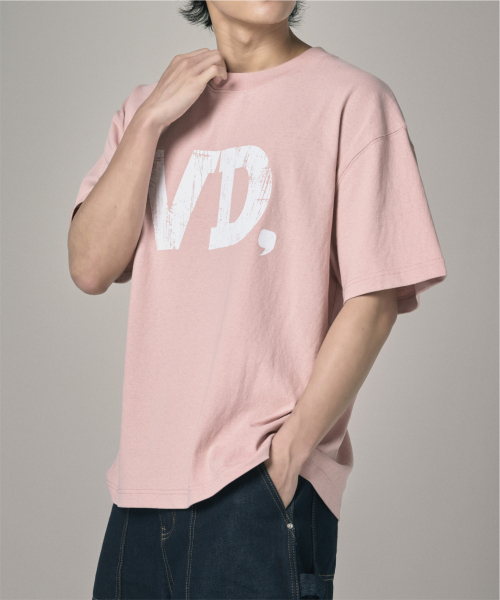 Verdnt（バーダント）の「ベーシックバーデントロゴ半袖Tシャツ[ピンク]（Tシャツ/カットソー・レディース・ピンク・SMALL/MEDIUM/LARGE）」の7枚目の写真