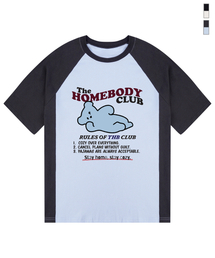 [UNISEX]THB CLUB Raglan Short Sleeve T-shirt_2color
