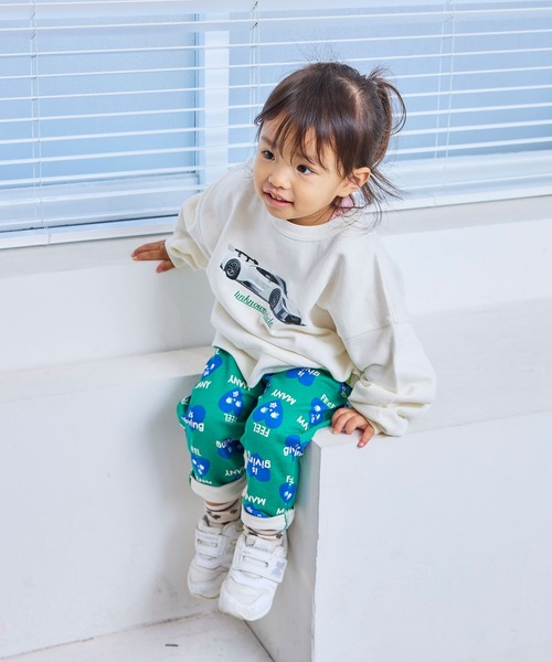 Life Support Products（ライフサポートプロダクツ）の「ベーシックプリントトレーナー（スウェット・キッズ・チャコール/ホワイト系1/ホワイト系2/ブラック/ホワイト系その他/杢グレー・100/95/90/80/110/150/140/130/120）」の18枚目の写真