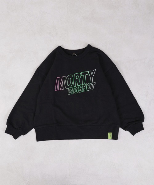 Life Support Products（ライフサポートプロダクツ）の「ベーシックプリントトレーナー（スウェット・キッズ・チャコール/ホワイト系1/ホワイト系2/ブラック/ホワイト系その他/杢グレー・100/95/90/80/110/150/140/130/120）」の19枚目の写真