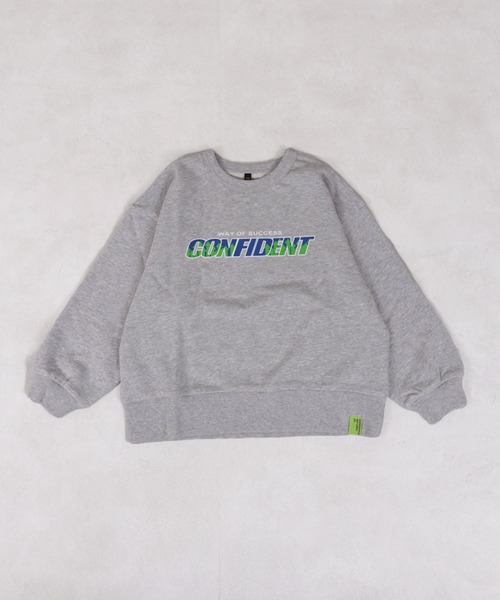 Life Support Products（ライフサポートプロダクツ）の「ベーシックプリントトレーナー（スウェット・キッズ・チャコール/ホワイト系1/ホワイト系2/ブラック/ホワイト系その他/杢グレー・100/95/90/80/110/150/140/130/120）」の22枚目の写真