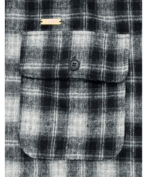 Little sunny bite（リトルサニーバイト）の「check jacket（シャツ/ブラウス・レディース・ピンク/ブラック/ブルー・SMALL/MEDIUM）」の5枚目の写真