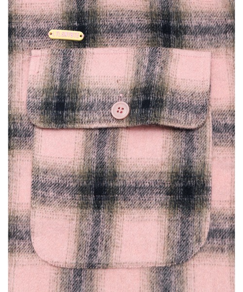 Little sunny bite（リトルサニーバイト）の「check jacket（シャツ/ブラウス・レディース・ピンク/ブラック/ブルー・SMALL/MEDIUM）」の16枚目の写真