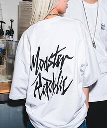 ムーブメントロゴブラックTシャツホワイト