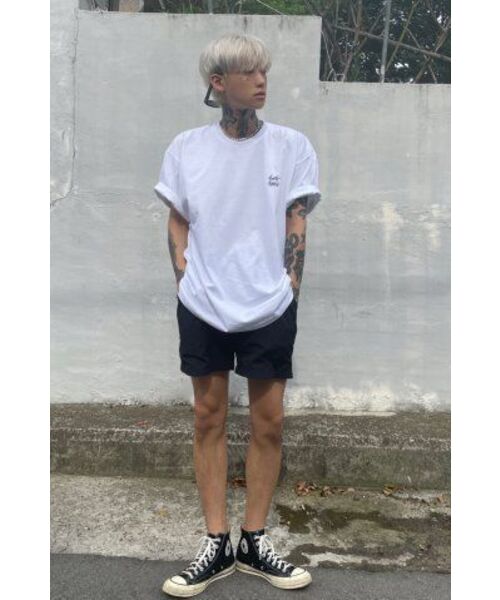 MONSTER REPUBLIC（モンスターリパブリック）の「ムーブメントロゴブラックTシャツホワイト（Tシャツ/カットソー・レディース・その他・LARGE/MEDIUM/SMALL/X-LARGE）」の8枚目の写真