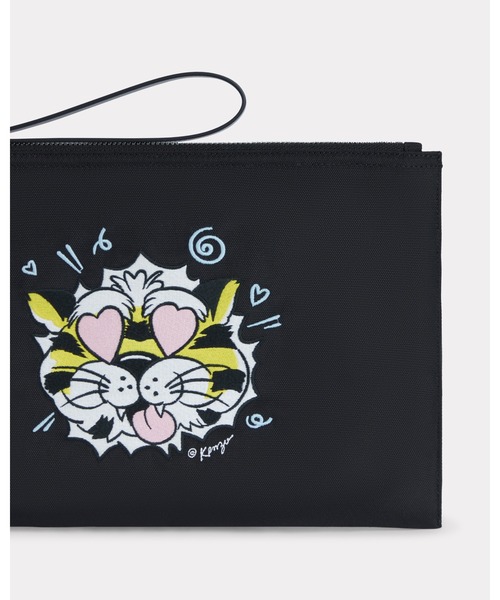 KENZO（ケンゾー）の「'KENZO Wild Tiger' ラージ クラッチ（その他小物・メンズ・ブラック系その他・ONE SIZE）」の3枚目の写真