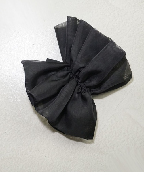 MAISON CHUCLLA(メゾンチュクラ)の「【MAISON CHUCLLA】オーガンジービッグシュシュ chaj25a01(シュシュ・レディース・ブラック/ブラウン・FREE)」の15枚目の写真