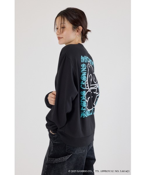 RODEO CROWNS WIDE BOWL（ロデオクラウンズワイドボウル）の「(サンリオキャラクターズ) BLC スウェットトップス（スウェット・レディース・ブルー系その他/パープル系その他/イエロー系その他/ピンク系その他・FREE）」の8枚目の写真