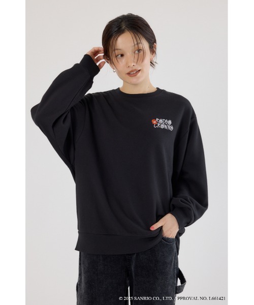 RODEO CROWNS WIDE BOWL（ロデオクラウンズワイドボウル）の「(サンリオキャラクターズ) BLC スウェットトップス（スウェット・レディース・ブルー系その他/パープル系その他/イエロー系その他/ピンク系その他・FREE）」の6枚目の写真