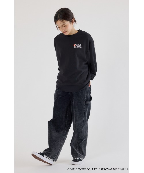 RODEO CROWNS WIDE BOWL（ロデオクラウンズワイドボウル）の「(サンリオキャラクターズ) BLC スウェットトップス（スウェット・レディース・ブルー系その他/パープル系その他/イエロー系その他/ピンク系その他・FREE）」の5枚目の写真