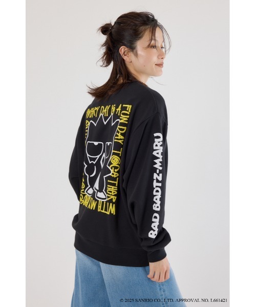 RODEO CROWNS WIDE BOWL（ロデオクラウンズワイドボウル）の「(サンリオキャラクターズ) BLC スウェットトップス（スウェット・レディース・ブルー系その他/パープル系その他/イエロー系その他/ピンク系その他・FREE）」の20枚目の写真