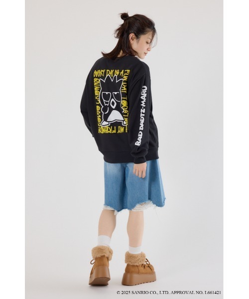 RODEO CROWNS WIDE BOWL（ロデオクラウンズワイドボウル）の「(サンリオキャラクターズ) BLC スウェットトップス（スウェット・レディース・ブルー系その他/パープル系その他/イエロー系その他/ピンク系その他・FREE）」の15枚目の写真