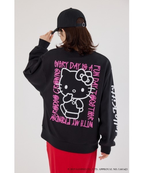 RODEO CROWNS WIDE BOWL（ロデオクラウンズワイドボウル）の「(サンリオキャラクターズ) BLC スウェットトップス（スウェット・レディース・ブルー系その他/パープル系その他/イエロー系その他/ピンク系その他・FREE）」の13枚目の写真