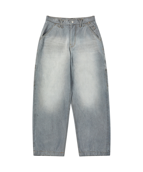 NYXX(エヌワイエックスエックス)の「SLUB DENIM CARPENTER PANTS GRAY(デニムパンツ・レディース・その他・MEDIUM/SMALL)」の2枚目の写真