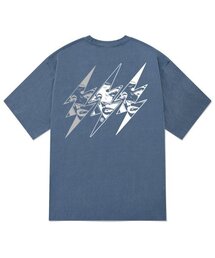 KTPN0199 スパークガールズ ピグメント 半袖Tシャツ - ブルー