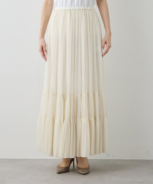 Whim Gazette（ウィムガゼット）の「オーガンジーティアードスカート