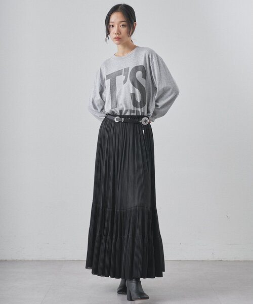 Whim Gazette（ウィムガゼット）の「オーガンジーティアードスカート（スカート・レディース・オフホワイト/ブラック・FREE）」の11枚目の写真