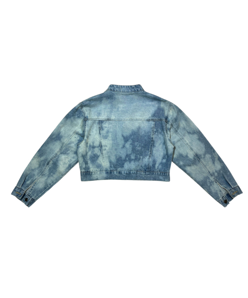 BORN SLIPPY（ボーンスリッピー）の「Addicted Wash Crop Denim Jacket (Light Blue)（デニムジャケット・レディース・その他・FREE）」の8枚目の写真