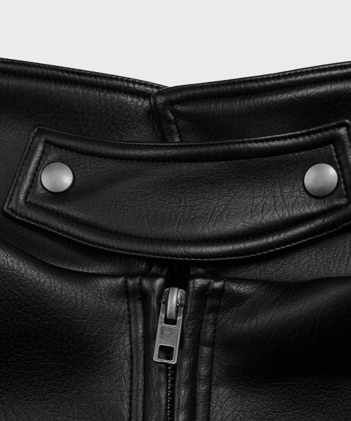 SAINTPAIN（セイントペイン）の「SP クロスシングルレザージャケット ブラック（ライダースジャケット・レディース・その他・MEDIUM/LARGE）」の12枚目の写真
