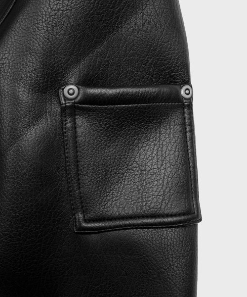 SAINTPAIN（セイントペイン）の「SP クロスシングルレザージャケット ブラック（ライダースジャケット・レディース・その他・MEDIUM/LARGE）」の6枚目の写真