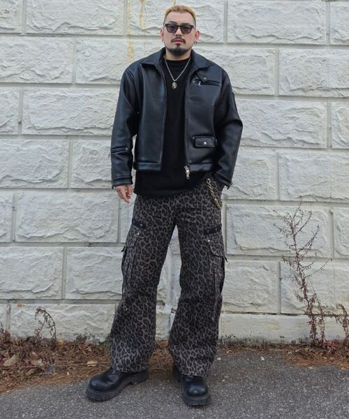 SAINTPAIN（セイントペイン）の「SP クロスシングルレザージャケット ブラック（ライダースジャケット・レディース・その他・MEDIUM/LARGE）」の9枚目の写真