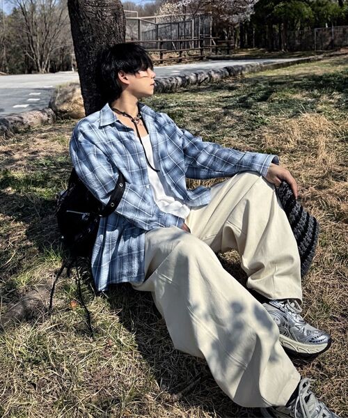 THE MILE（ザマイル）の「イージーバルーンフィット綿ワイドスパンツ[ブラック]（その他パンツ・メンズ・その他・MEDIUM/SMALL）」の2枚目の写真