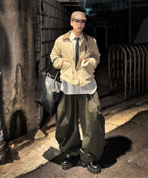 THE MILE（ザマイル）の「イージーバルーンフィット綿ワイドスパンツ[ブラック]（その他パンツ・メンズ・その他・MEDIUM/SMALL）」の19枚目の写真