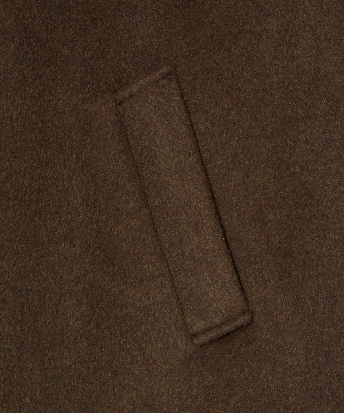PIECEMAKER(ピースメーカー)の「HAND STITCH HOODIE MAXI WOOL COAT (BROWN)(チェスターコート・レディース・その他・MEDIUM/LARGE)」の10枚目の写真