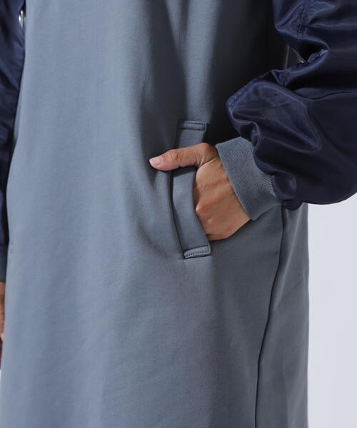 AULA AILA（アウラアイラ）の「AULA AILA（アウラ アイラ）別注MILITARY SLEEVE ONE-PIECE（ワンピース・レディース・ブラック/ネイビー・F）」の17枚目の写真