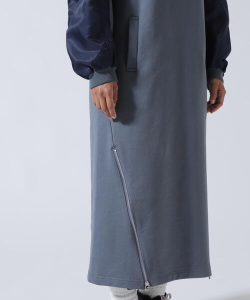 AULA AILA（アウラアイラ）の「AULA AILA（アウラ アイラ）別注MILITARY SLEEVE ONE-PIECE（ワンピース・レディース・ブラック/ネイビー・F）」の18枚目の写真