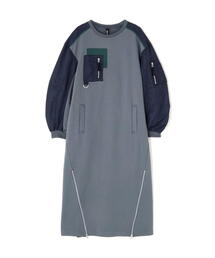 B'2nd（ビーセカンド）の「AULA AILA（アウラ アイラ）別注MILITARY SLEEVE ONE-PIECE（ワンピース）」