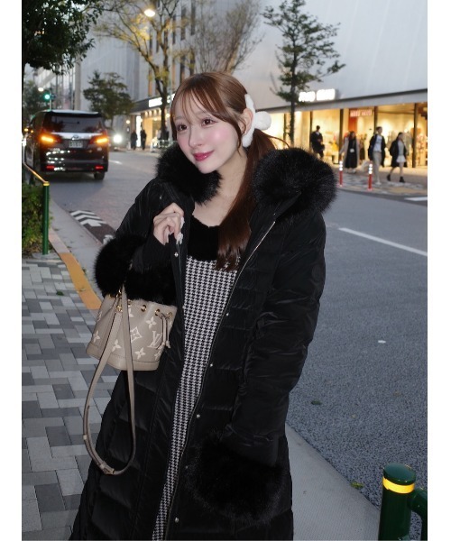 Darich（ダーリッチ）の「アンサンブルチェックニットロングワンピース