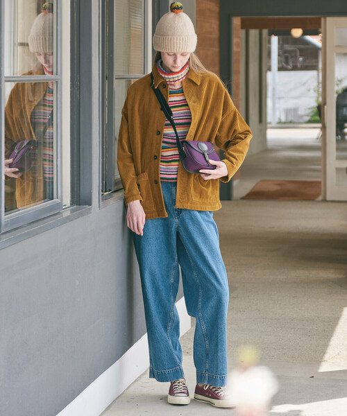 BRADY（ブレディー）の「Brady | COLNE MINI MELTON（ショルダーバッグ・レディース・マスタード/ブルー/レッド/パープル・ONE）」の2枚目の写真